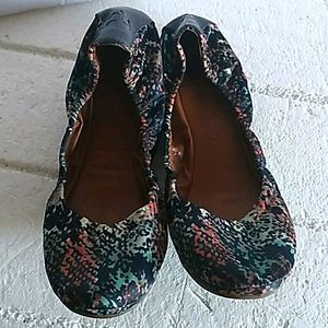 Lucky brand floral print ballet flat